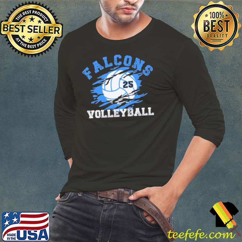 Falcons Volleyball Team 25 Shirt Long Sleeve Tee Falcons Volleyball Team 25 Shirt Long Sleeve Tee