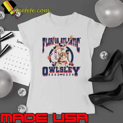 FAU Florida Atlantic Owlsley 2024 NCAA Men’s Basketball 2023 – 2024 Post Season Shirt