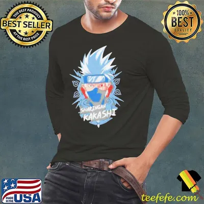 Funny naruto Sharingan Kakashi anime shirt