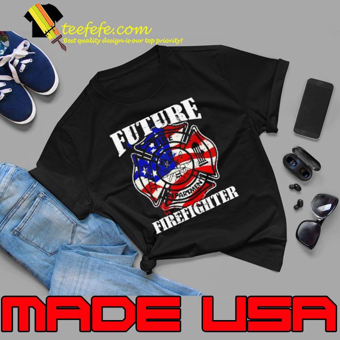 Future Firefighter Usa Flag Theme For Birthday Shirt Unisex Future Firefighter Usa Flag Theme For Birthday Shirt Unisex