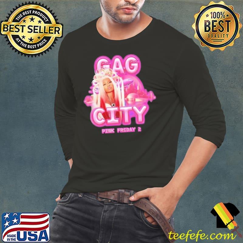 Gag City Pink Friday 2 World Tour 2024 s Long Sleeve Tee Gag City Pink Friday 2 World Tour 2024 s Long Sleeve Tee