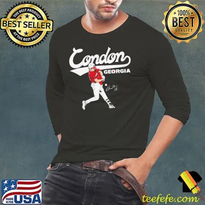Georgia Baseball Charlie Condon Slugger Swing Signature 2024 Shirt