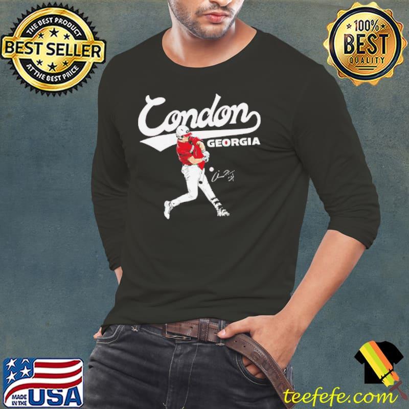 Georgia Baseball Charlie Condon Slugger Swing Signature 2024 Shirt