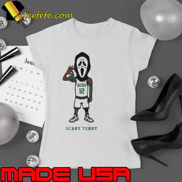 Ghostface Drew Bledsoe Wearing Scary Terry Rozier s Ladies tee Ghostface Drew Bledsoe Wearing Scary Terry Rozier s Ladies tee