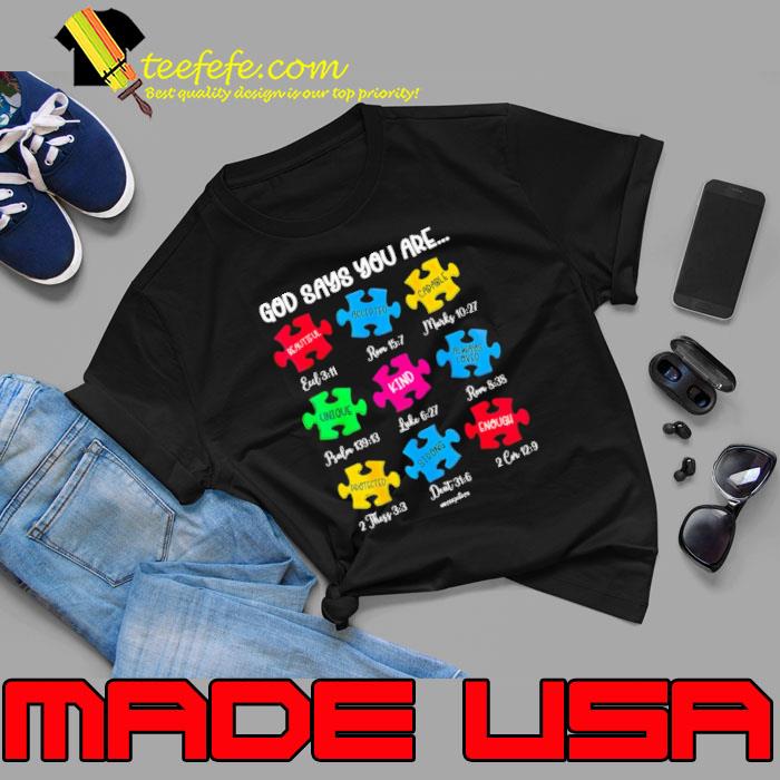 God says you are beautiful accepted autism s Unisex God says you are beautiful accepted autism s Unisex
