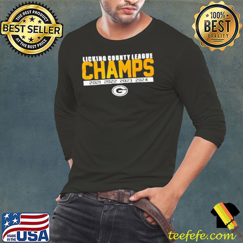 Green Bay Packers Licking county league Champs 4 time shirt