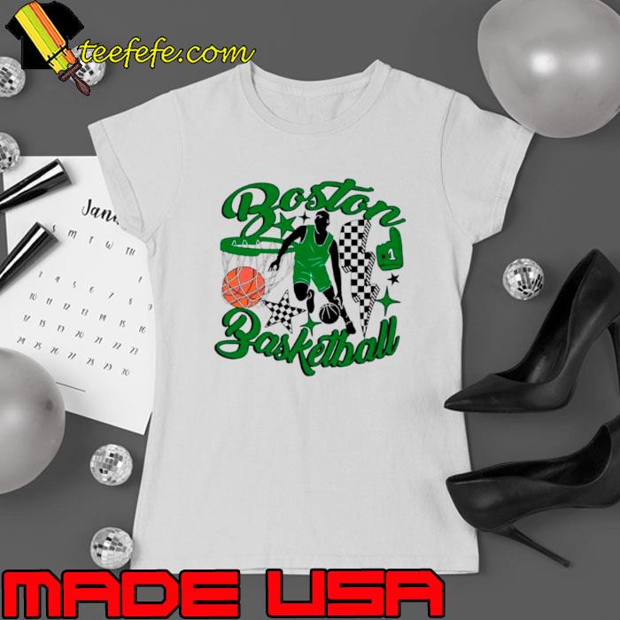 Groovy NBA Boston basketball shirt