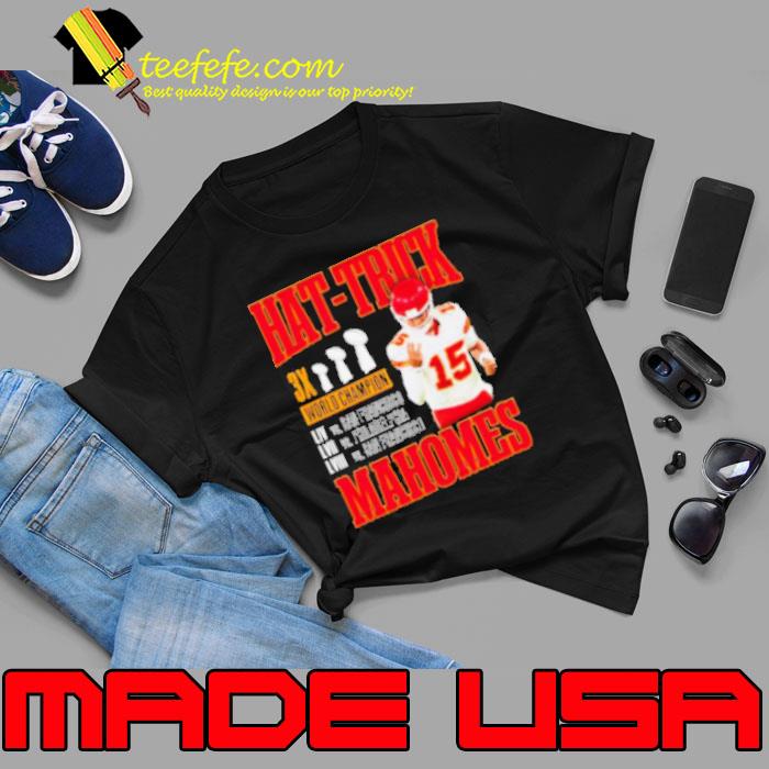 Hat Trick Mahomes 3x world Champions s Unisex Hat Trick Mahomes 3x world Champions s Unisex