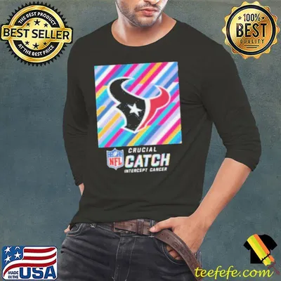 Houston Texans NFL Crucial Catch Intercept Cancer Shirt