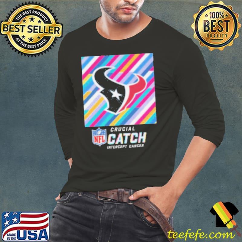 Houston Texans NFL Crucial Catch Intercept Cancer Shirt Houston Texans NFL Crucial Catch Intercept Cancer Shirt