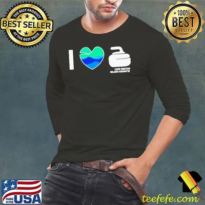 I Love Curling Cape Breton Island-Unama’ki shirt