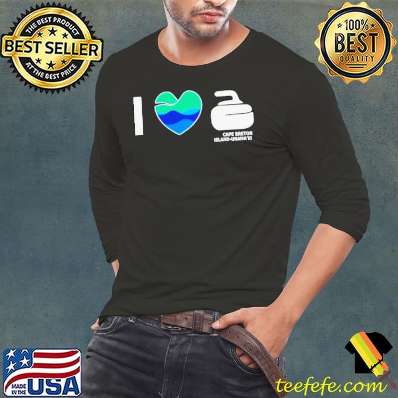 I Love Curling Cape Breton Island-Unama’ki shirt