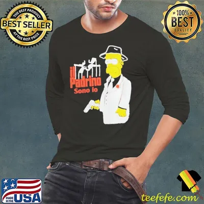 Il Padrino Sono Io Godfather Move Homer Simpson shirt