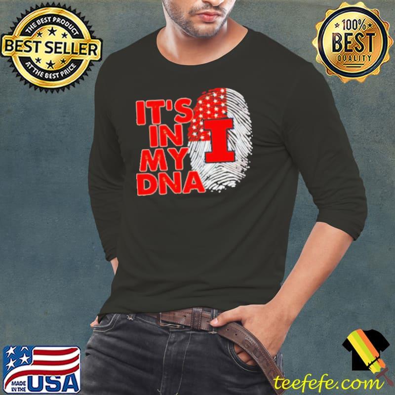 Illinois Fighting Illini It’s In My DNA Fingerprint shirt Illinois Fighting Illini It’s In My DNA Fingerprint shirt