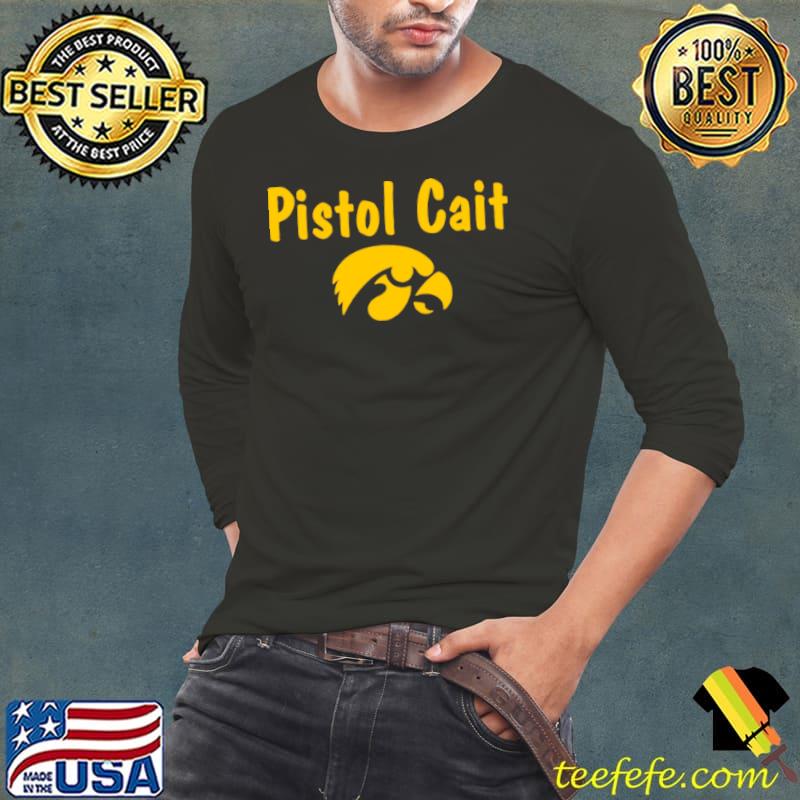 Iowa Hawkeyes Pistol cait s Long Sleeve Tee Iowa Hawkeyes Pistol cait s Long Sleeve Tee