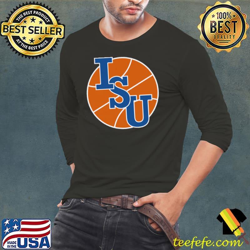 ISU Sycamores Basketball Half Court Tee Shirt Long Sleeve Tee ISU Sycamores Basketball Half Court Tee Shirt Long Sleeve Tee