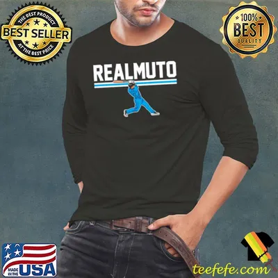 J T Realmuto Slugger Swing Philadelphia Phillies baseball shirt