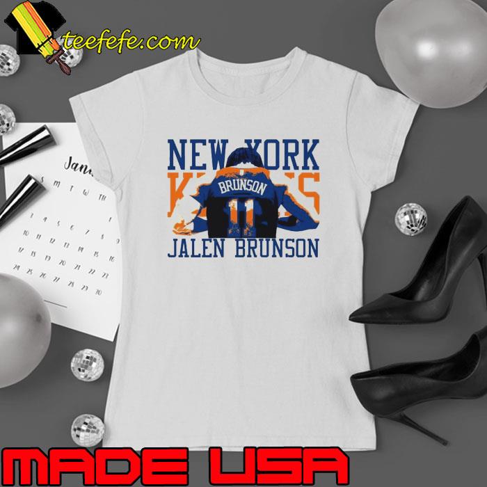 Jalen Brunson Back New York Knicks Player Shirt Ladies tee Jalen Brunson Back New York Knicks Player Shirt Ladies tee