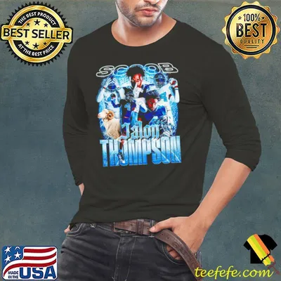 Jalon Thompson North Carolina Tar Heels football graphic poster shirt