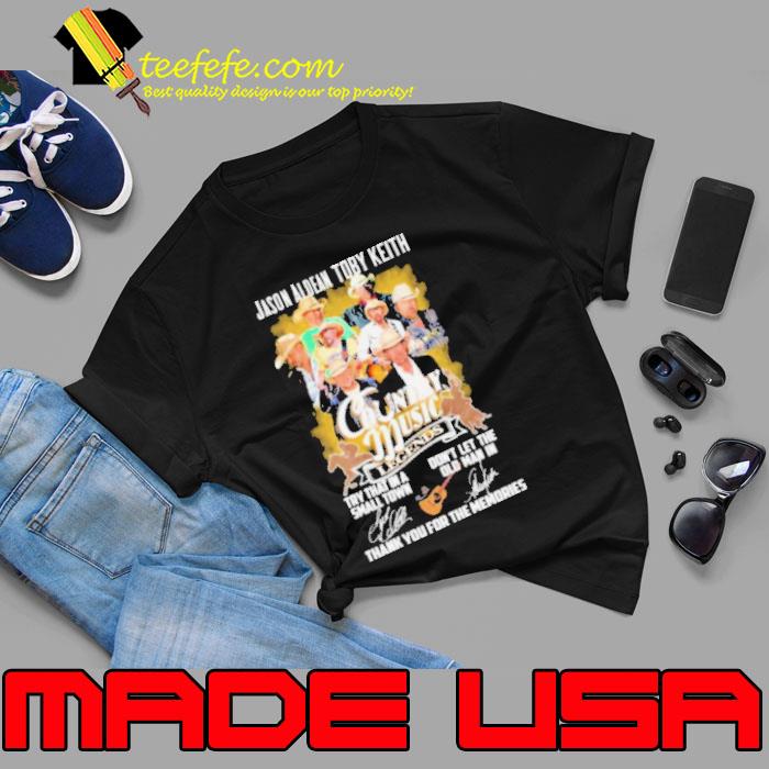 Jason Aldean And Toby Keith Country Music Legends Thank You For The Memories Signatures Shirt Unisex Jason Aldean And Toby Keith Country Music Legends Thank You For The Memories Signatures Shirt Unisex