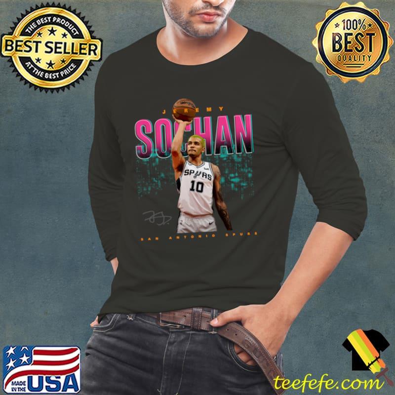 Jeremy Sochan Polish-American professional basketball player for the San Antonio Spurs Free Throw T-Shirt Long Sleeve Tee Jeremy Sochan Polish-American professional basketball player for the San Antonio Spurs Free Throw T-Shirt Long Sleeve Tee