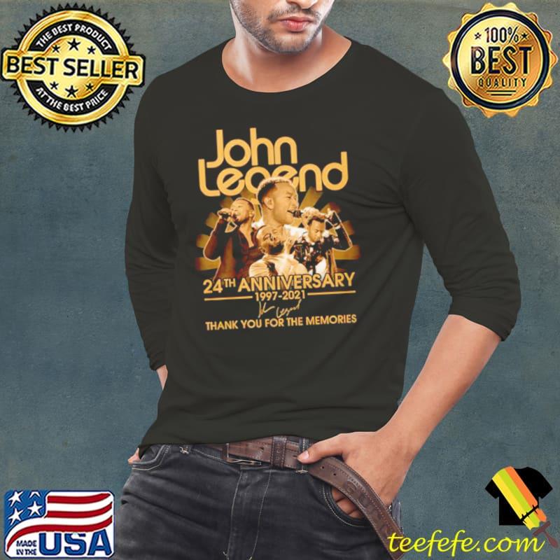 John Legend 24th anniversary thank you for the memories signature shirt John Legend 24th anniversary thank you for the memories signature shirt