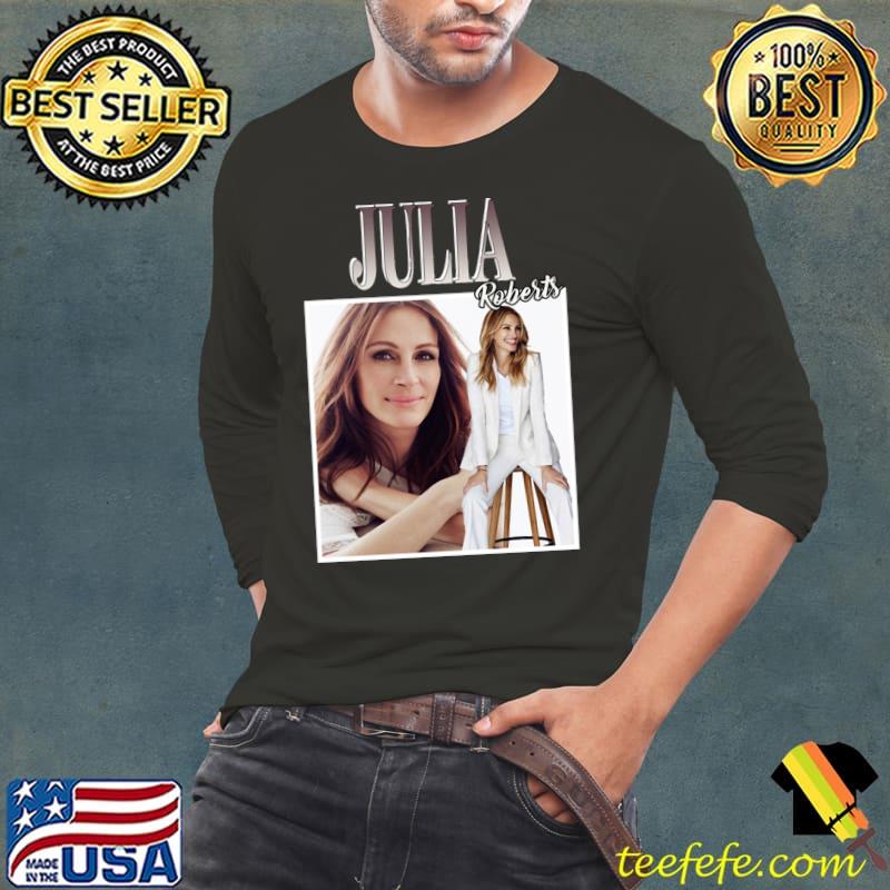 Julia Actor Roberts popular actress in America Vintage 90s T-Shirt Long Sleeve Tee Julia Actor Roberts popular actress in America Vintage 90s T-Shirt Long Sleeve Tee