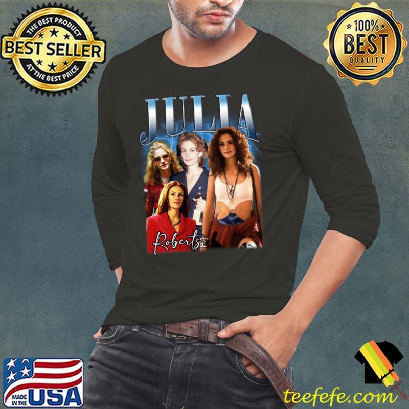 Julia Actor Roberts recognizable faces in film T-Shirt Long Sleeve Tee Julia Actor Roberts recognizable faces in film T-Shirt Long Sleeve Tee