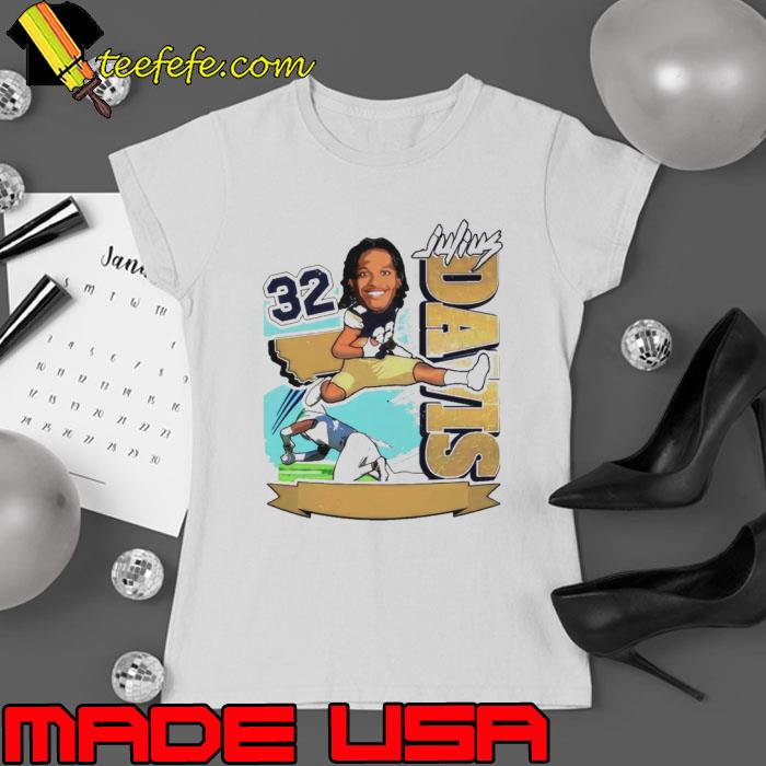 Julius Davis 32 Montana State Bobcats Running Back s Ladies tee Julius Davis 32 Montana State Bobcats Running Back s Ladies tee