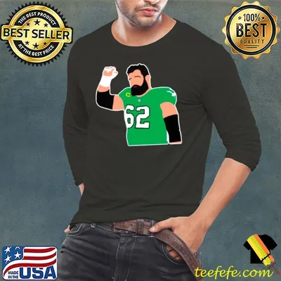 Kelce 62 Philadelphia Eagles football player shirt