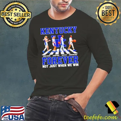 Kentuckey Wildcats abbey road forever not just when we win signatures shirt