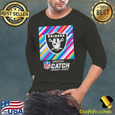 Las Vegas Raiders NFL Crucial Catch Intercept Cancer Shirt