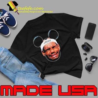 LeBron James Crying Meme Disney LeMickey Bubble Championship Lebron Hater Graphic Shirt