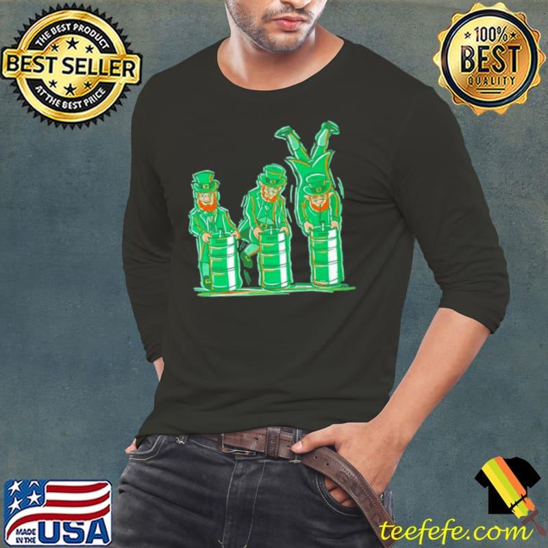 Leprechaun Keg Stand 2024 Shirt Long Sleeve Tee Leprechaun Keg Stand 2024 Shirt Long Sleeve Tee