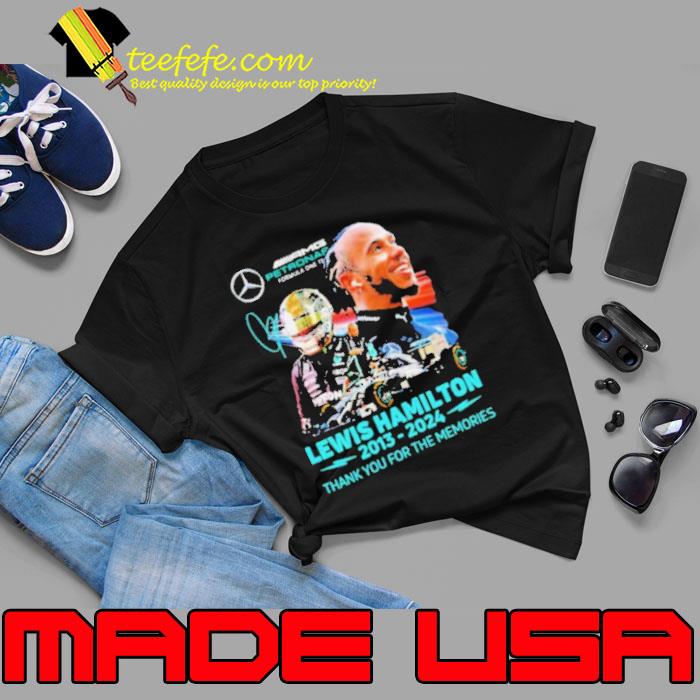 Lewis Hamilton 2013 2024 thank you for the memories signatures s Unisex Lewis Hamilton 2013 2024 thank you for the memories signatures s Unisex