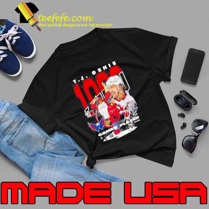Limited Tj Oshie 1000 Games Played Shirt Unisex Limited Tj Oshie 1000 Games Played Shirt Unisex