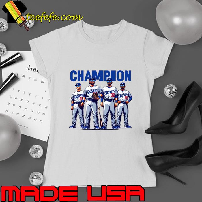 Los Angeles Dodgers Champion American professional baseball team T-Shirt Ladies tee Los Angeles Dodgers Champion American professional baseball team T-Shirt Ladies tee