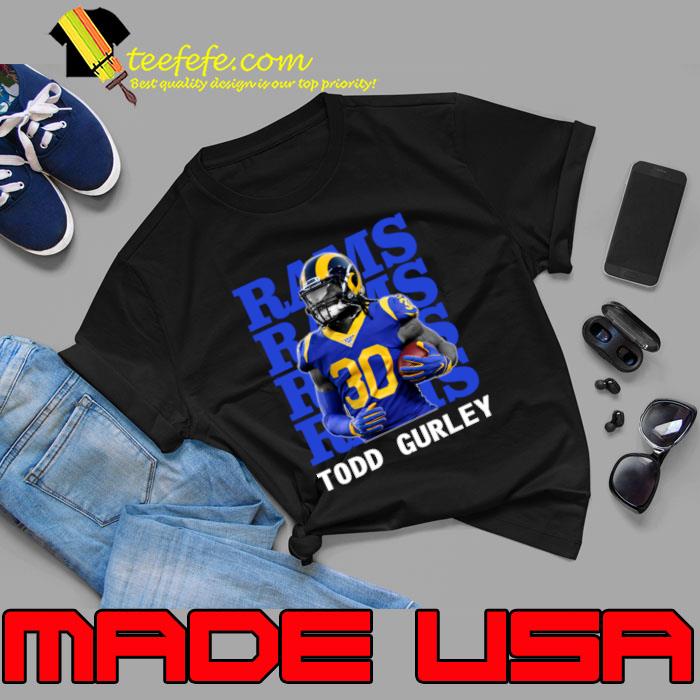 Los Angeles Rams Todd Gurley 30 American former football running back T-Shirt Unisex Los Angeles Rams Todd Gurley 30 American former football running back T-Shirt Unisex