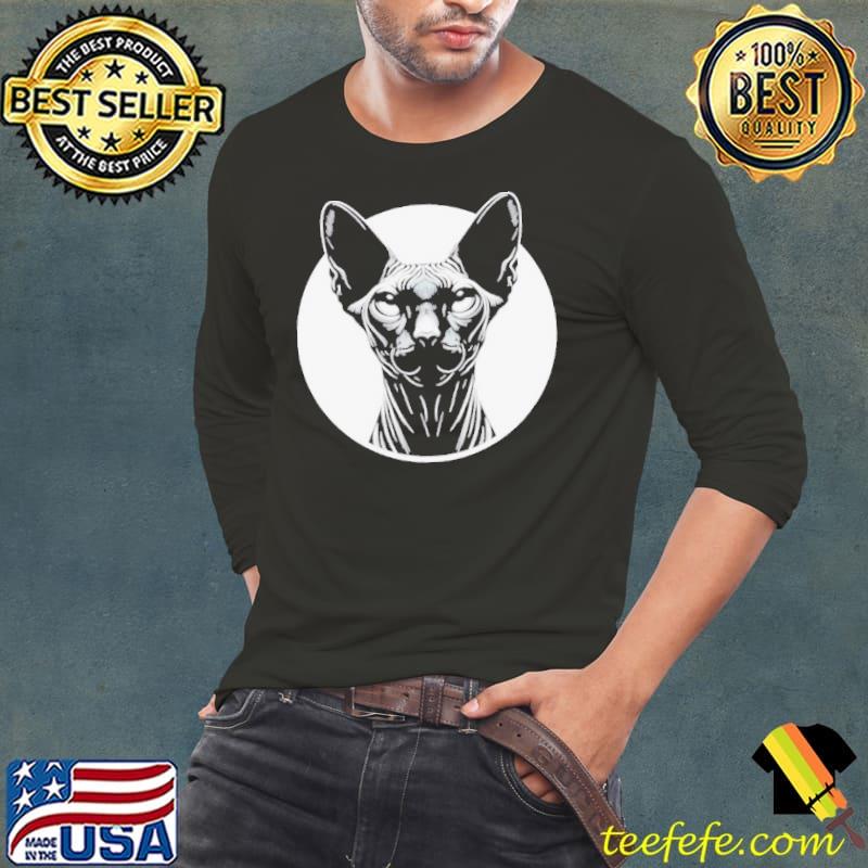Majestic Dark Sphinx Black Cat Portrait shirt