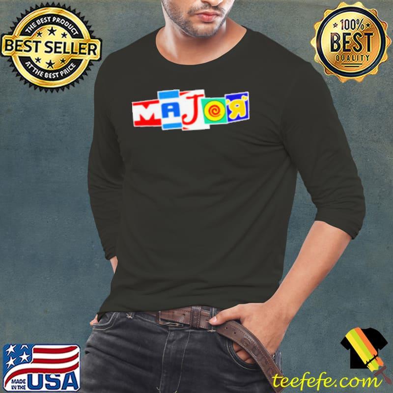 Major Wrestling Figure Podcast Major retro shirt