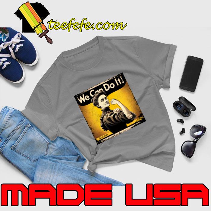 Marie Curie Empowered Inspired by Vintage Poster We Can Do It! T-Shirt