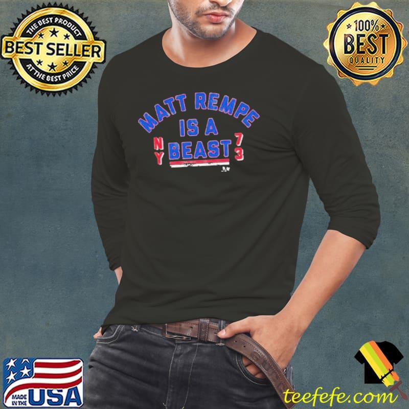 Matt Rempe is a Beast Shirt Long Sleeve Tee Matt Rempe is a Beast Shirt Long Sleeve Tee