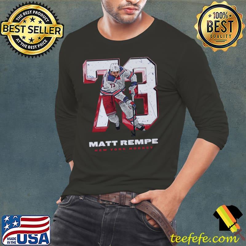 Matt Rempe New York R Number Canadian professional ice hockey forward T-Shirt Long Sleeve Tee Matt Rempe New York R Number Canadian professional ice hockey forward T-Shirt Long Sleeve Tee