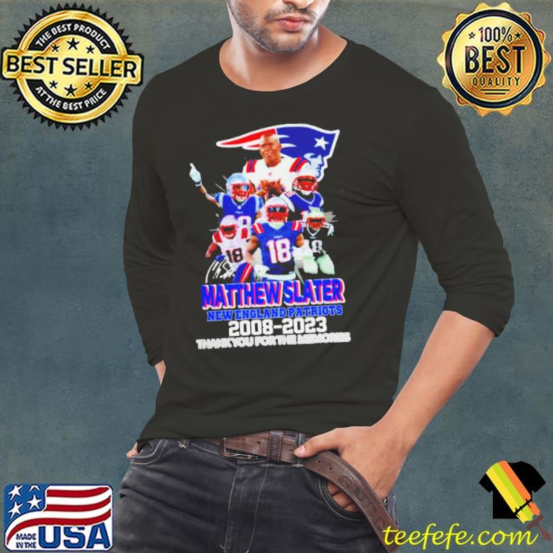 Matthew Slater New England Patriots 2008 2023 Thank You For The Memories Shirt