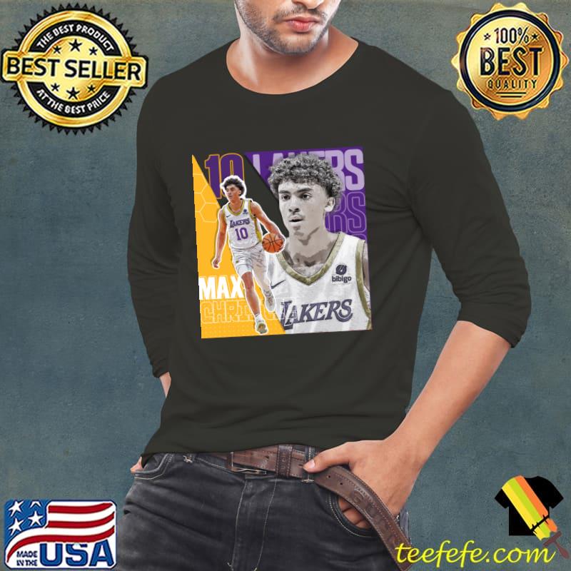 Max Christie American professional basketball player for the Los Angeles LakersT-Shirt Long Sleeve Tee Max Christie American professional basketball player for the Los Angeles LakersT-Shirt Long Sleeve Tee