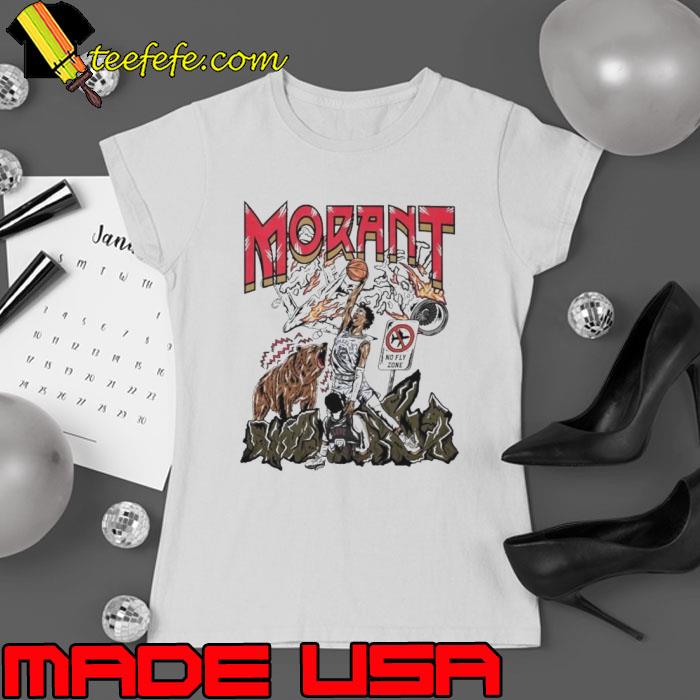Memphis Grizzlies Ja Morant no fly zone s Ladies tee Memphis Grizzlies Ja Morant no fly zone s Ladies tee