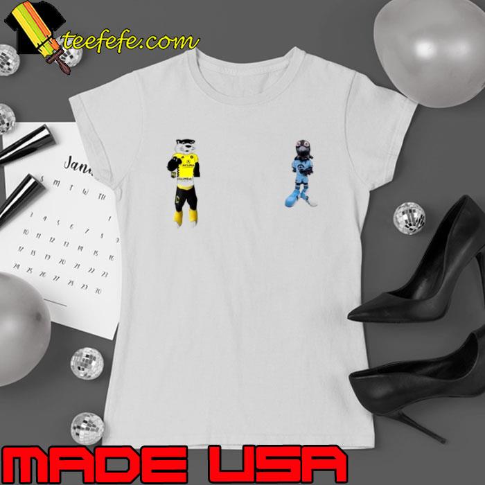 Minnesota United VS Columbus Crew MLS 2024 mascot cartoon soccer shirt