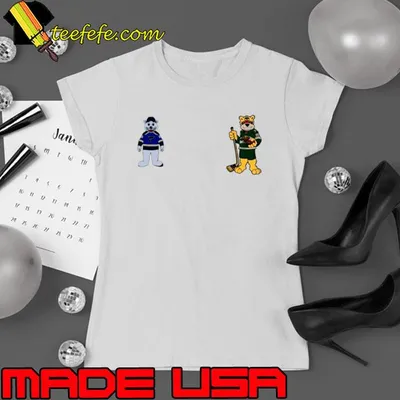 Minnesota Wild VS St. Louis Blues NHL 2024 mascot cartoon hockey shirt