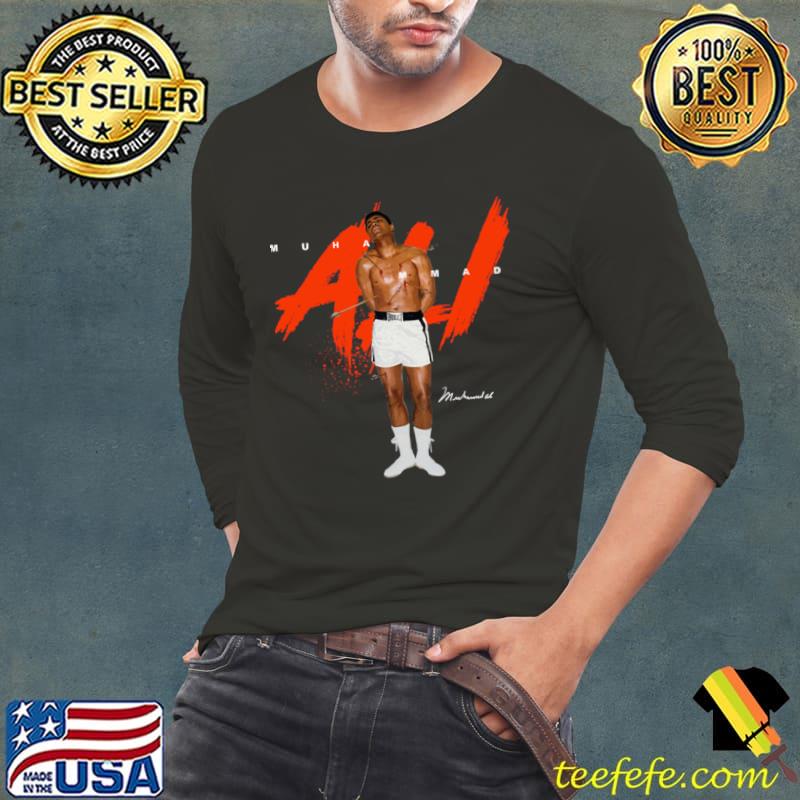 Mohammad Ali The Legend Signature American professional boxer and activist T-Shirt Long Sleeve Tee Mohammad Ali The Legend Signature American professional boxer and activist T-Shirt Long Sleeve Tee