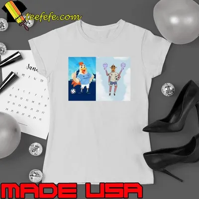 New York City VS St. Louis City MLS 2024 mascot cartoon soccer shirt